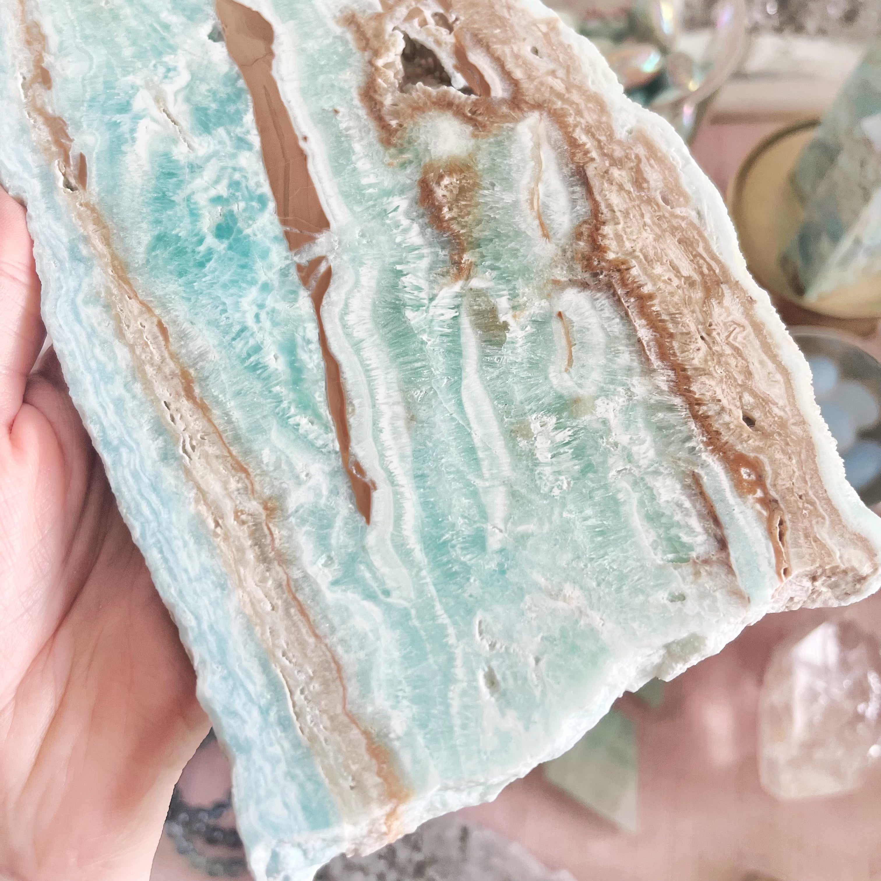 Hemimorphite Slab