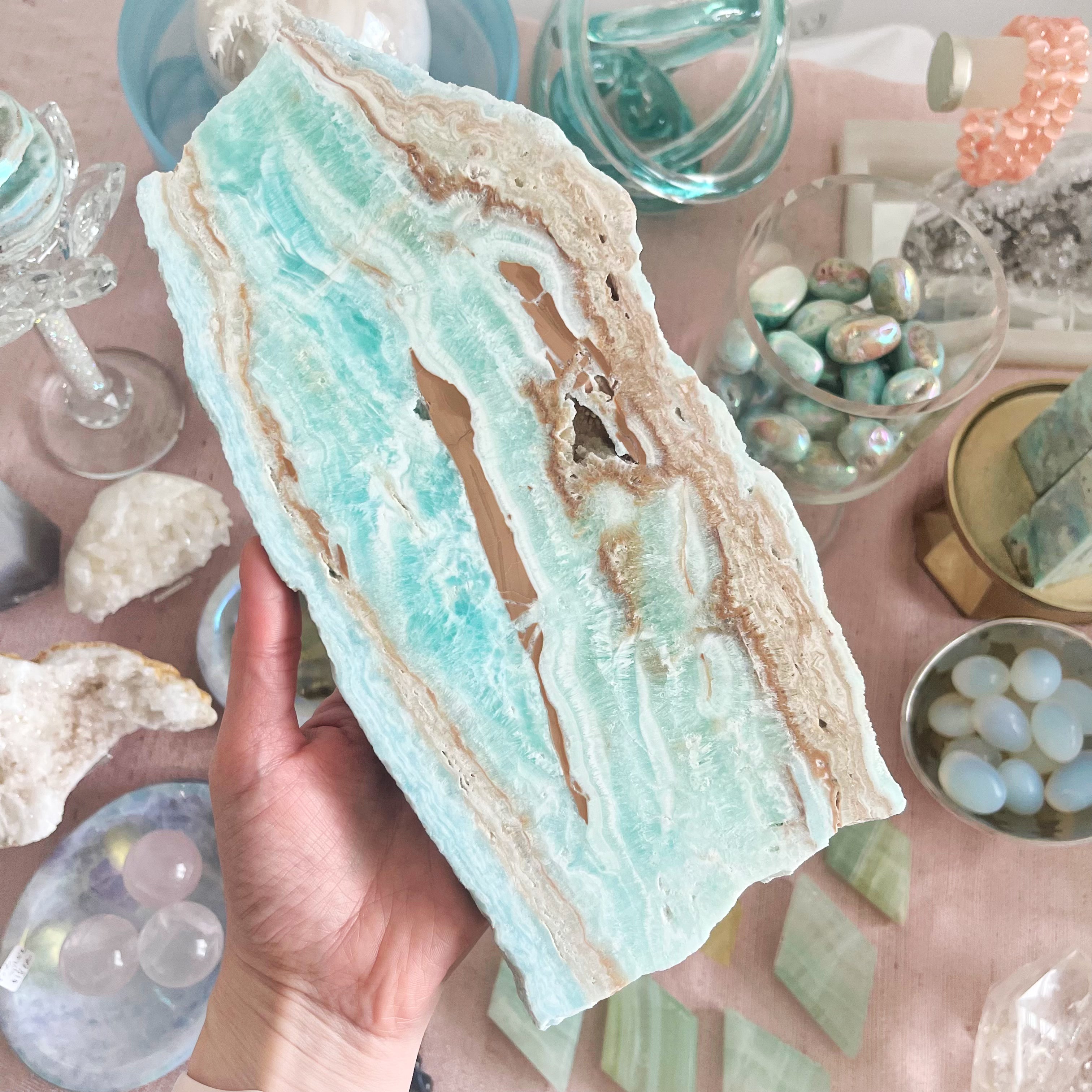 Hemimorphite Slab