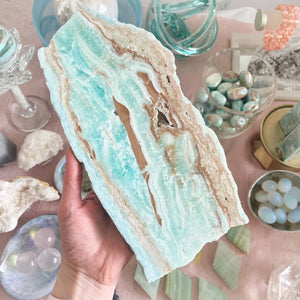 Hemimorphite Slab