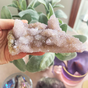 Purple Spirit Quartz Cluster