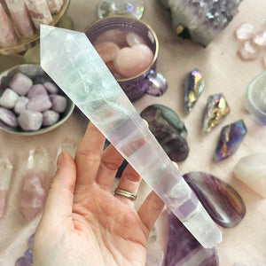 Pastel Fluorite Wand