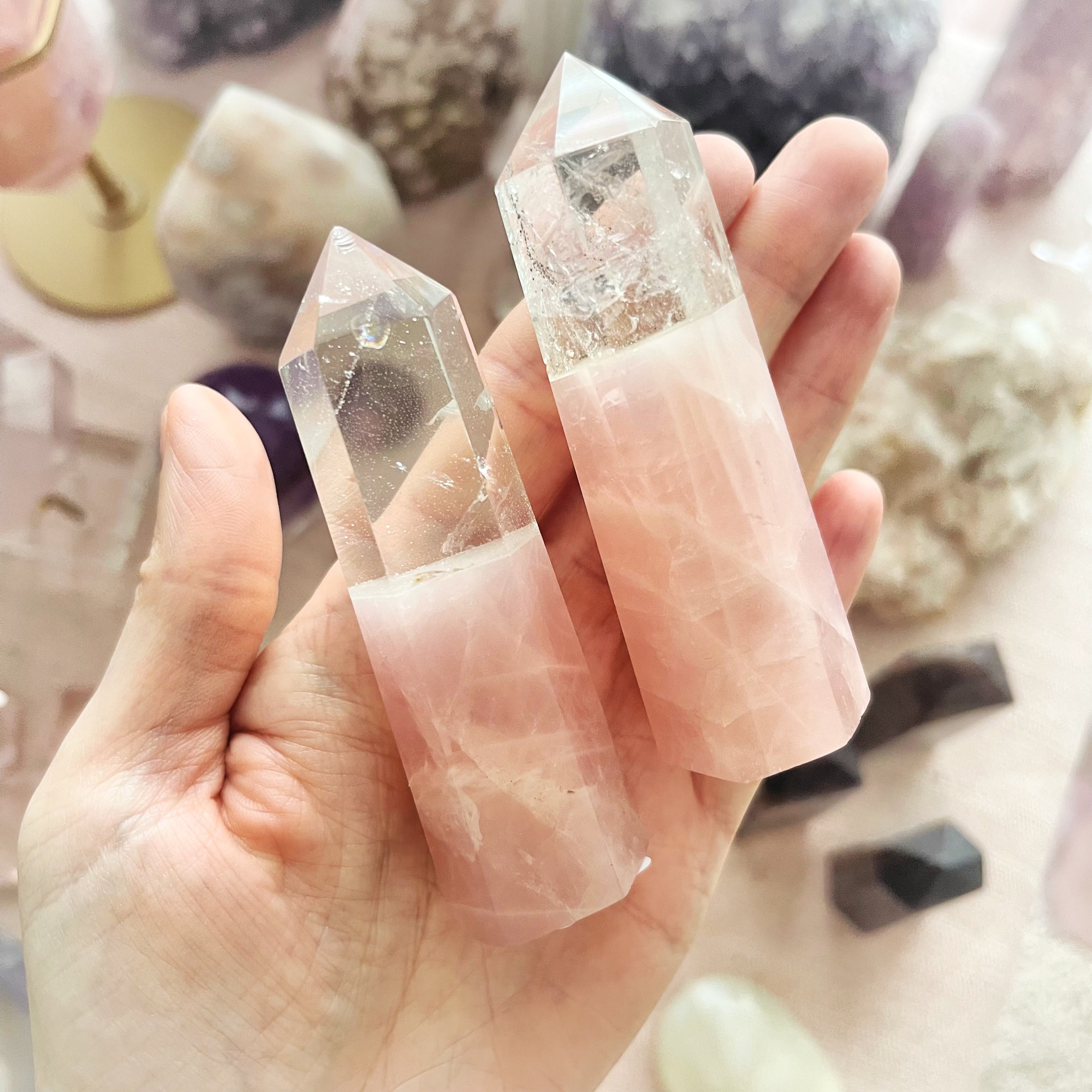 Quartz and Rose Quartz Tower