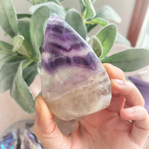 Purple Fluorite Free Form Point