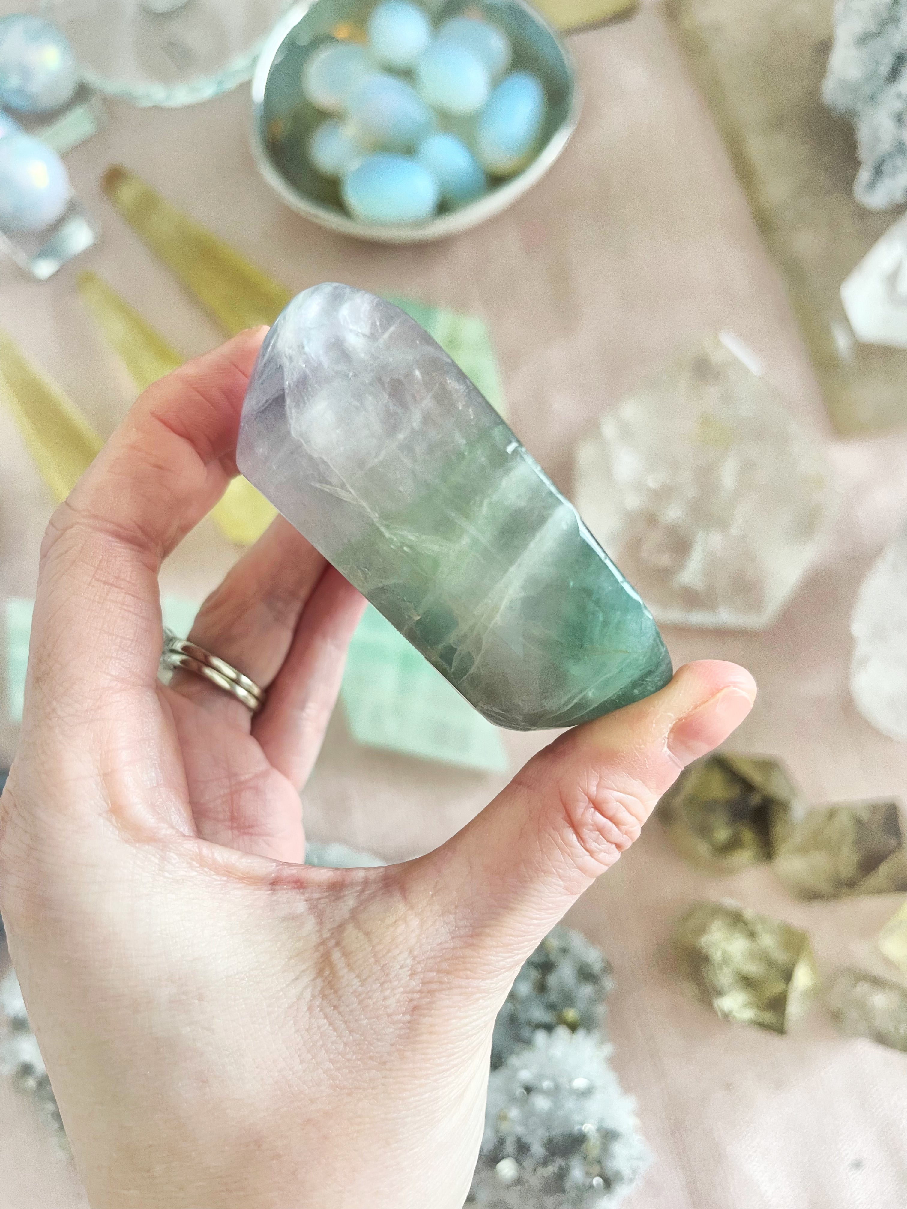 Small Green Fluorite Bowl