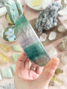 Green Fluorite Banded Bowl