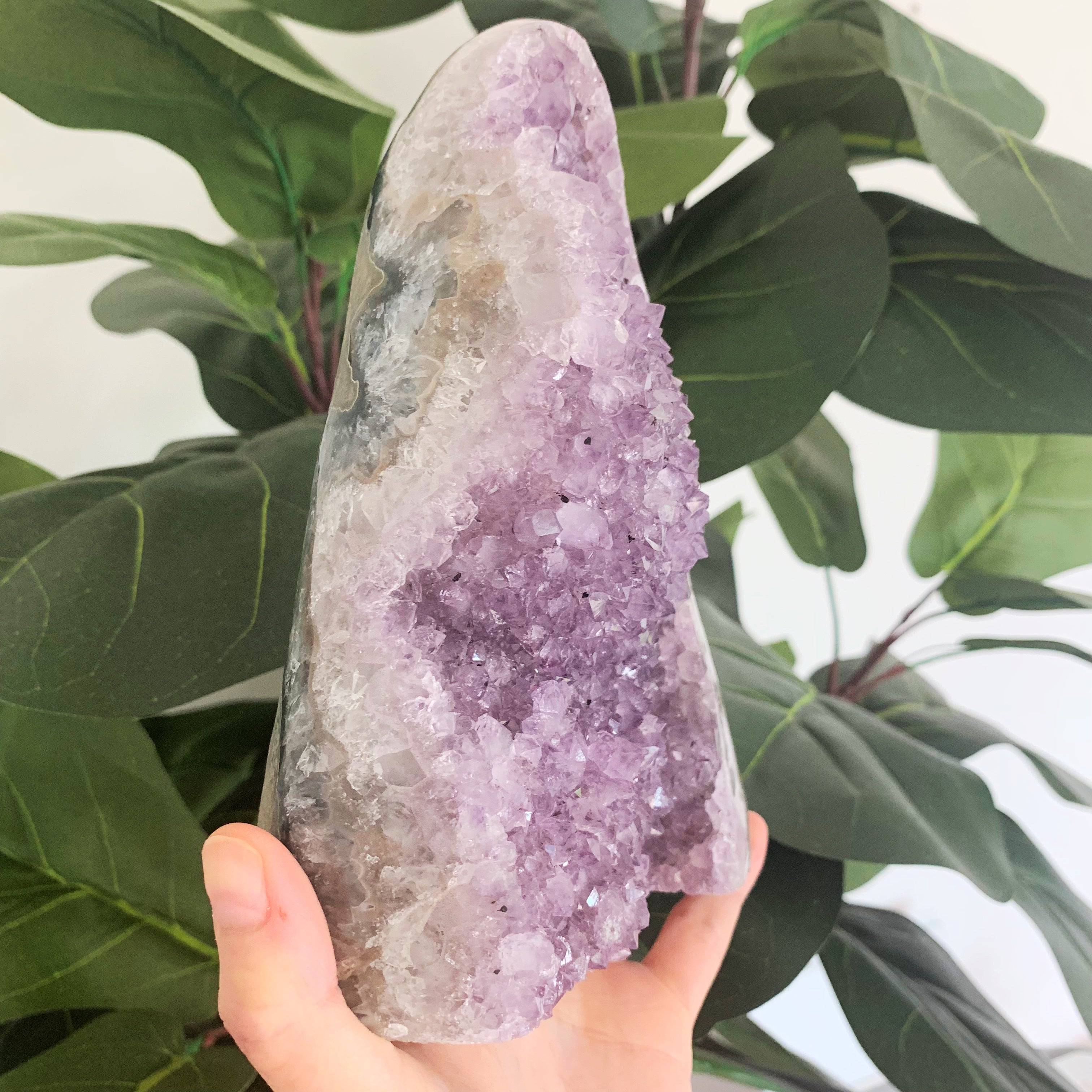 Standing Amethyst Geode