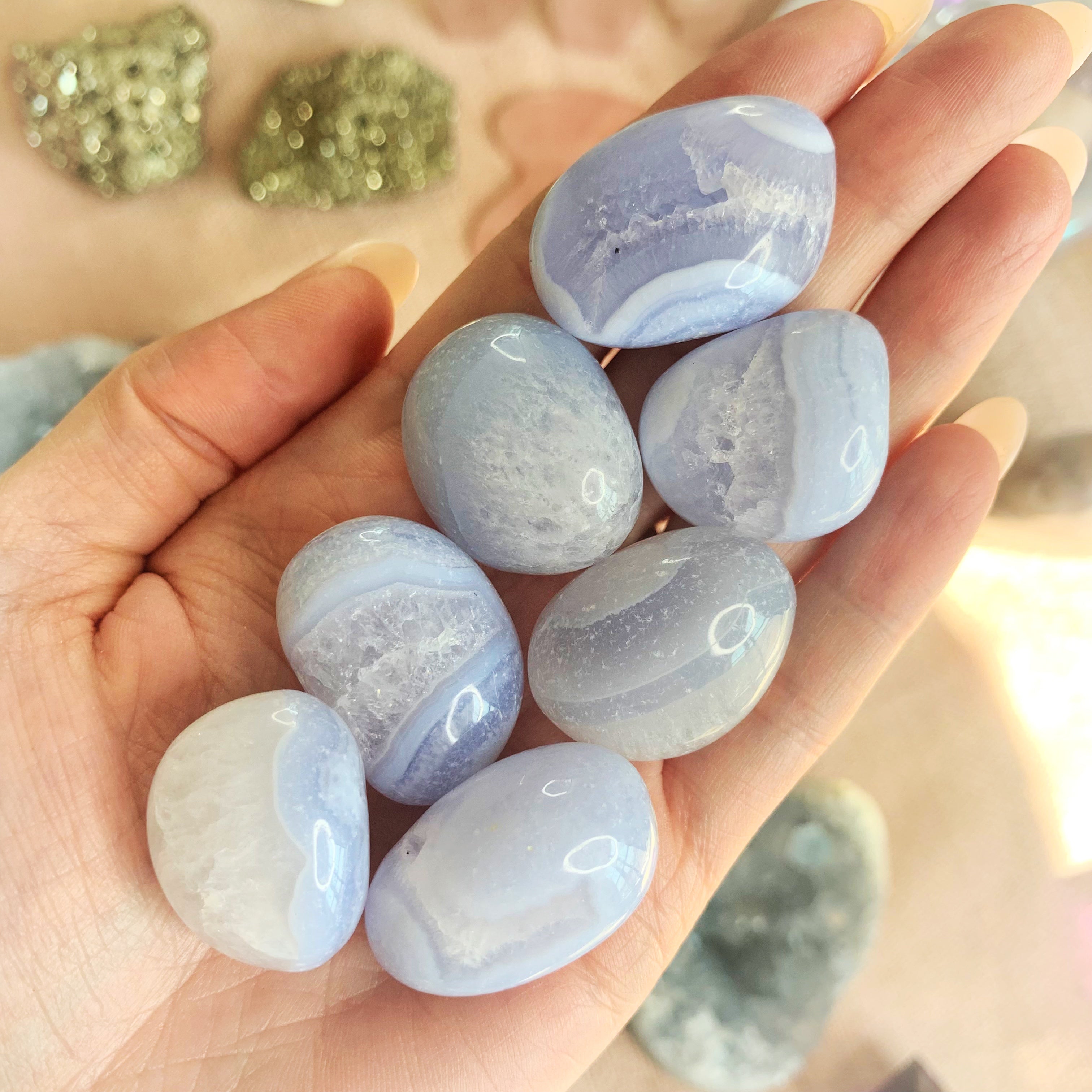 Blue Lace Agate Tumbles