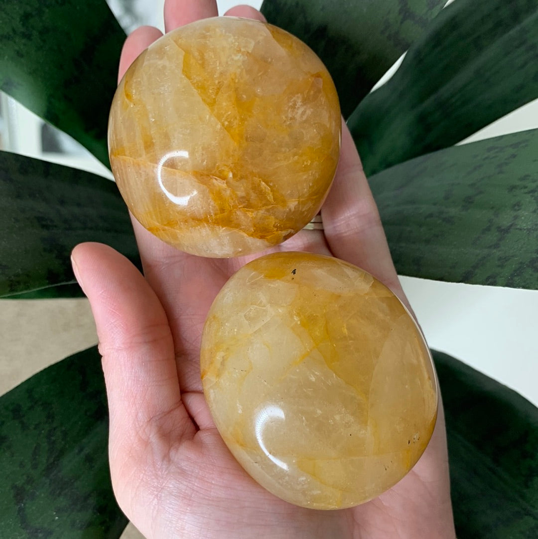 Golden Healer Palm Stone (large)