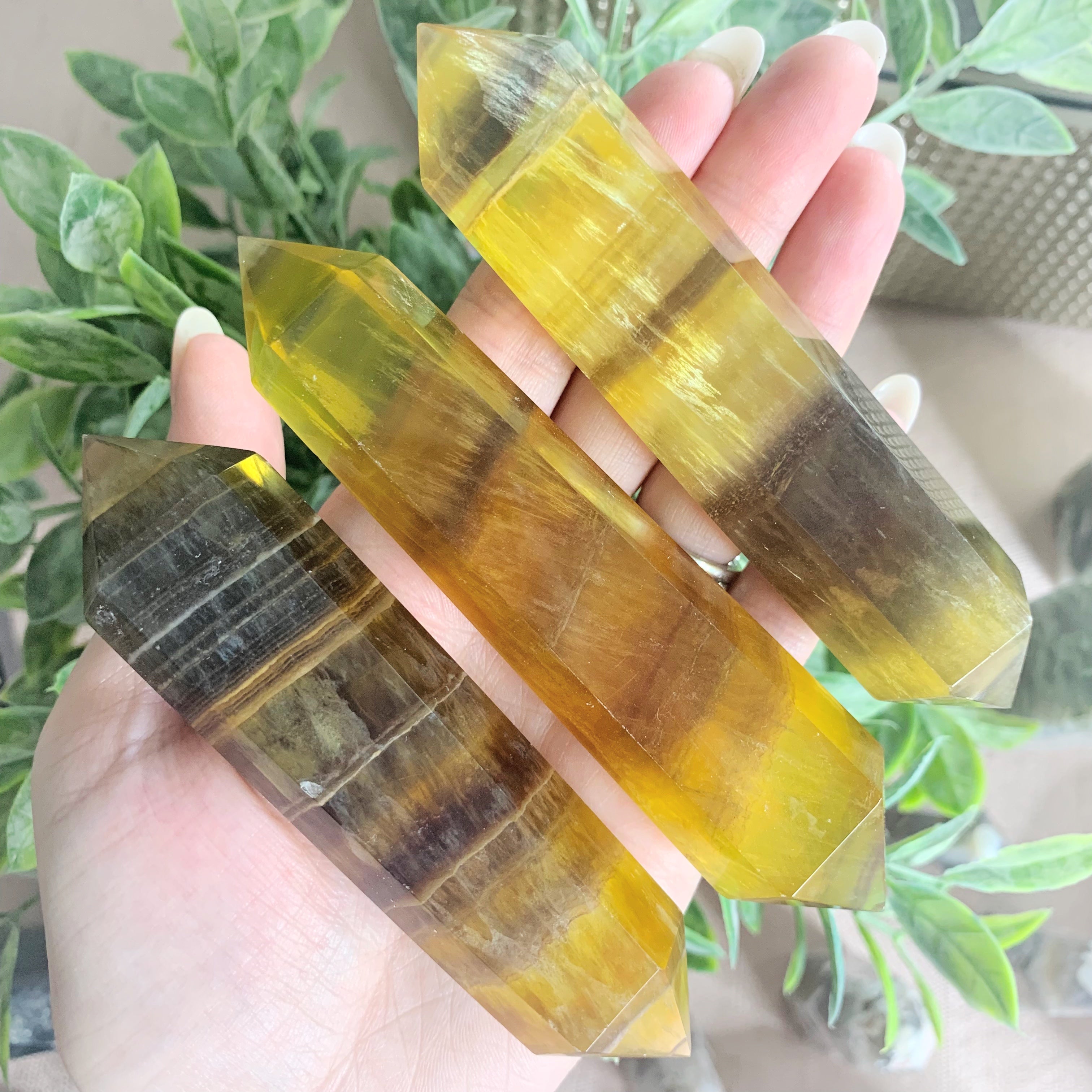 DT Yellow Fluorite Wand